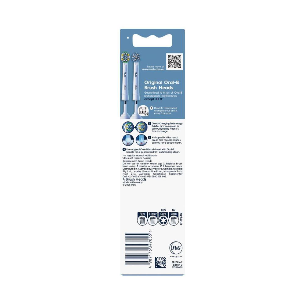 Oral B Variety Pack Refill Brush Heads - 4 Pack