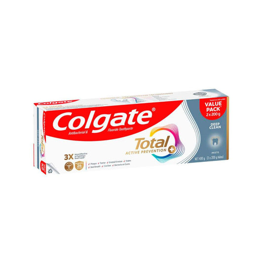 Colgate Total Deep Clean Twin Pack Toothpaste - 2 Pack