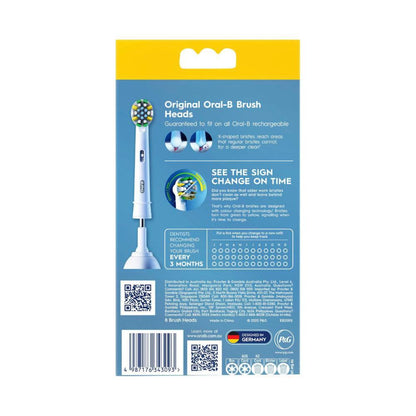 Oral B Floss Action Deep ean Refill Brush Heads - 8 Pack