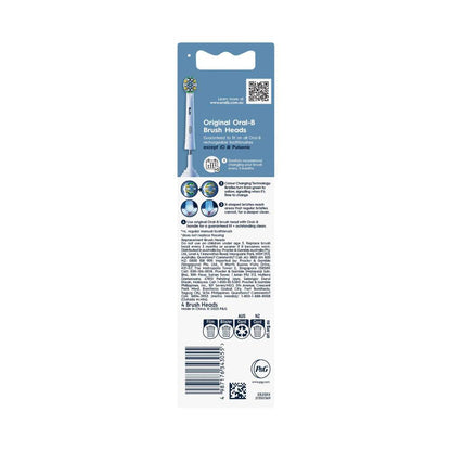 Oral B Floss Action Deep ean Refill Brush Heads - 4 Pack