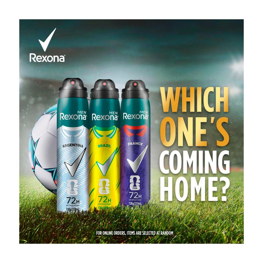 Rexona Men Advanced Deodorant 72h Workout Limited Edition - 220mL