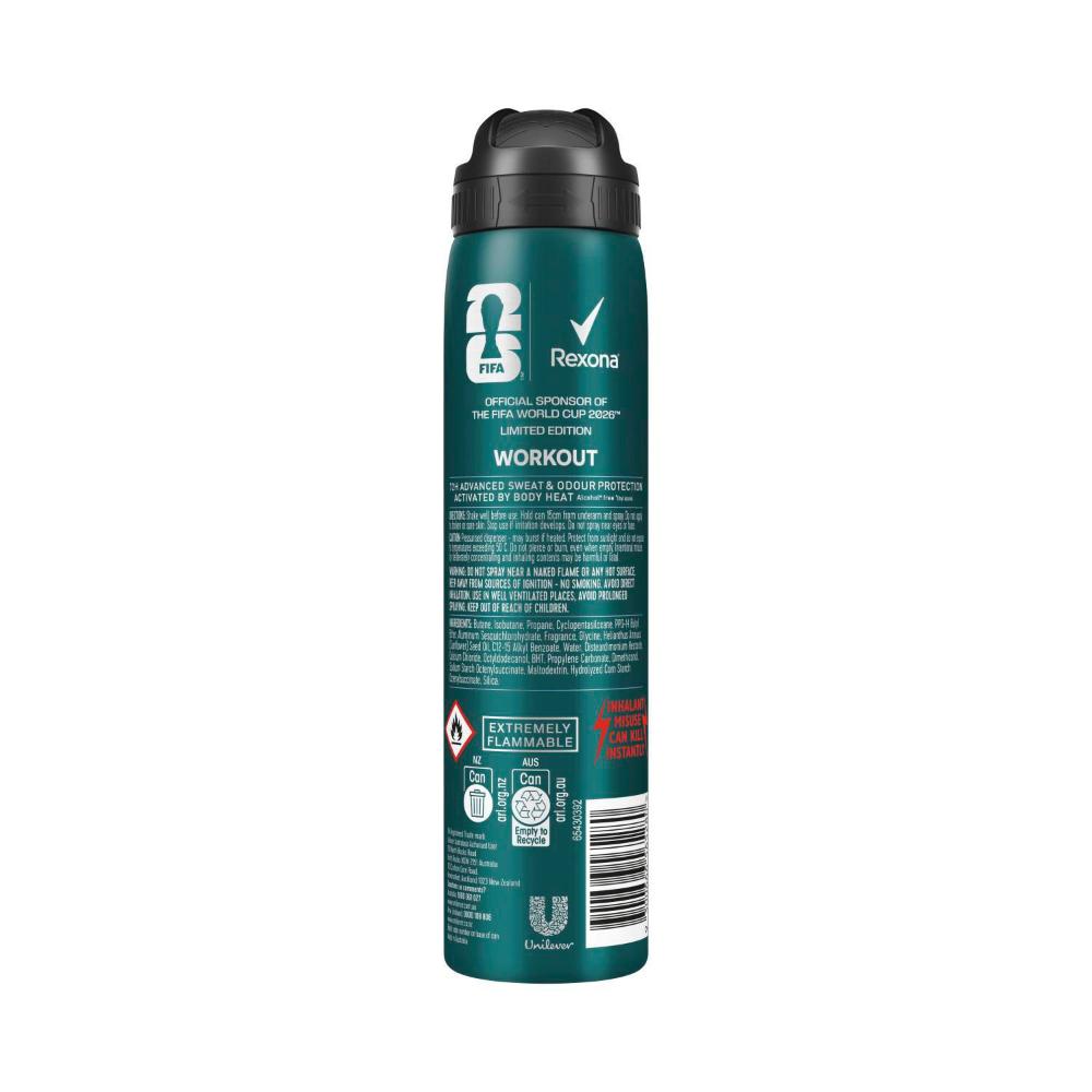 Rexona Men Advanced Deodorant 72h Workout Limited Edition - 220mL