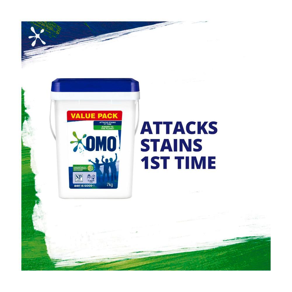 OMO Active Clean Laundry Powder Detergent - 7Kg
