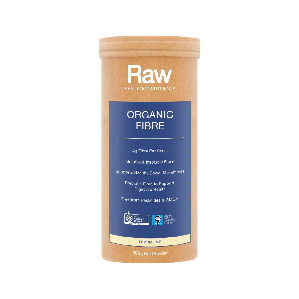 Raw Real Food Nutrients Organic Fibre Lemon Lime - 300g