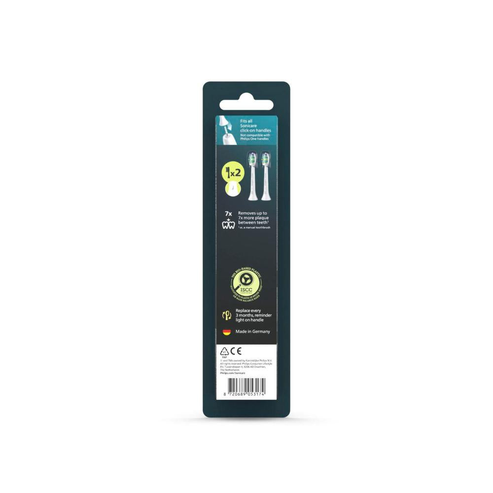 Philips Sonicare Intercare Refill Brush Heads White - 2 Pack