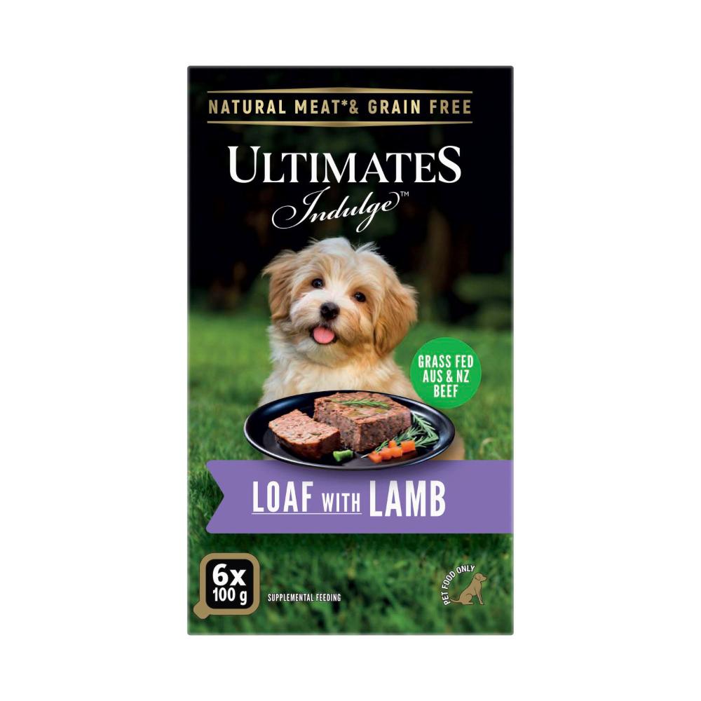Ultimates Lamb Loaf Dog Food 6x100g - 600g