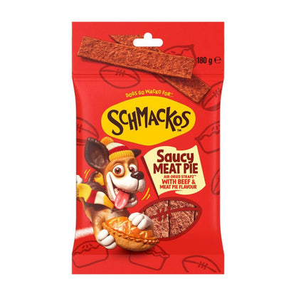 Schmackos Strapz Meat Pie Dog Treats - 180g