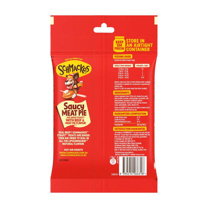 Schmackos Strapz Meat Pie Dog Treats - 180g
