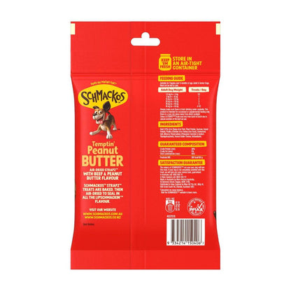Schmackos Strapz Peanut Butter Dog Treats - 200g