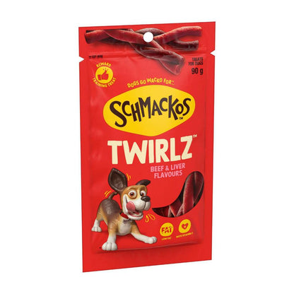 Schmackos Twirlz With Beef Liver Dog Treats - 90g