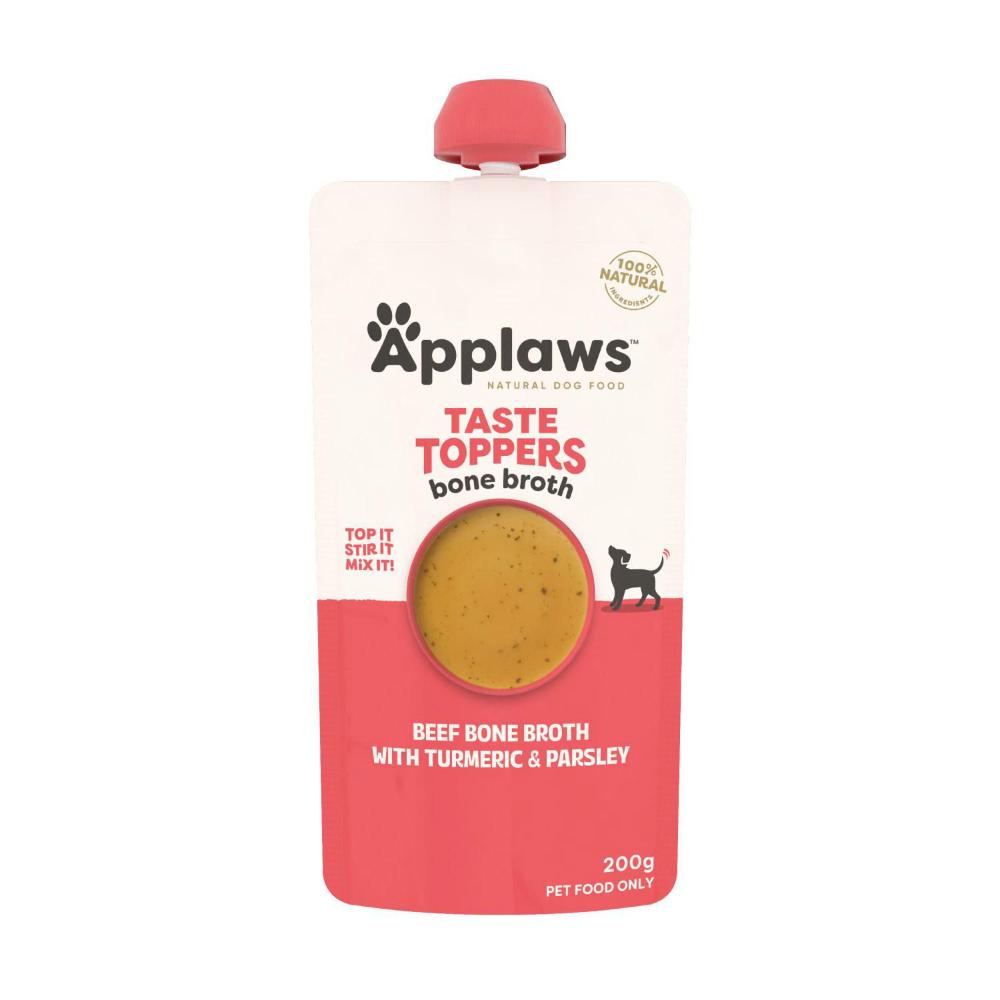 Applaws Taste Toppers Beef Bone Broth Dog Food - 200g