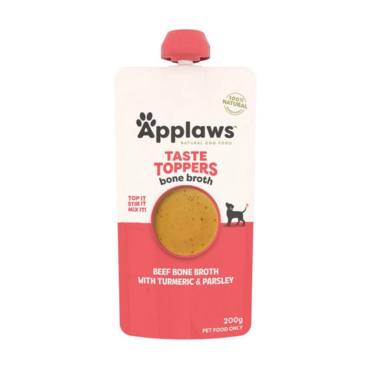 Applaws Taste Toppers Beef Bone Broth Dog Food - 200g