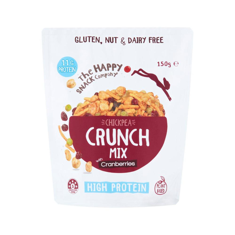 Happy Snack Company Chickpea Crunch Mix Cranberries - 150g