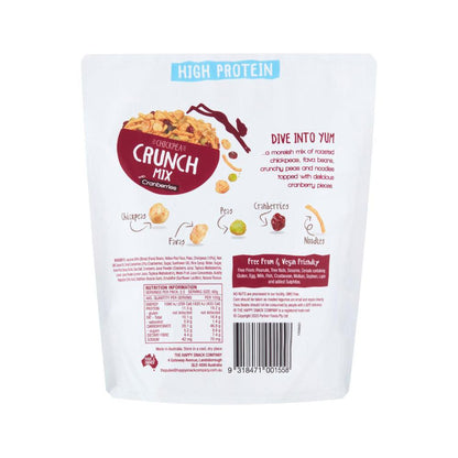 Happy Snack Company Chickpea Crunch Mix Cranberries - 150g