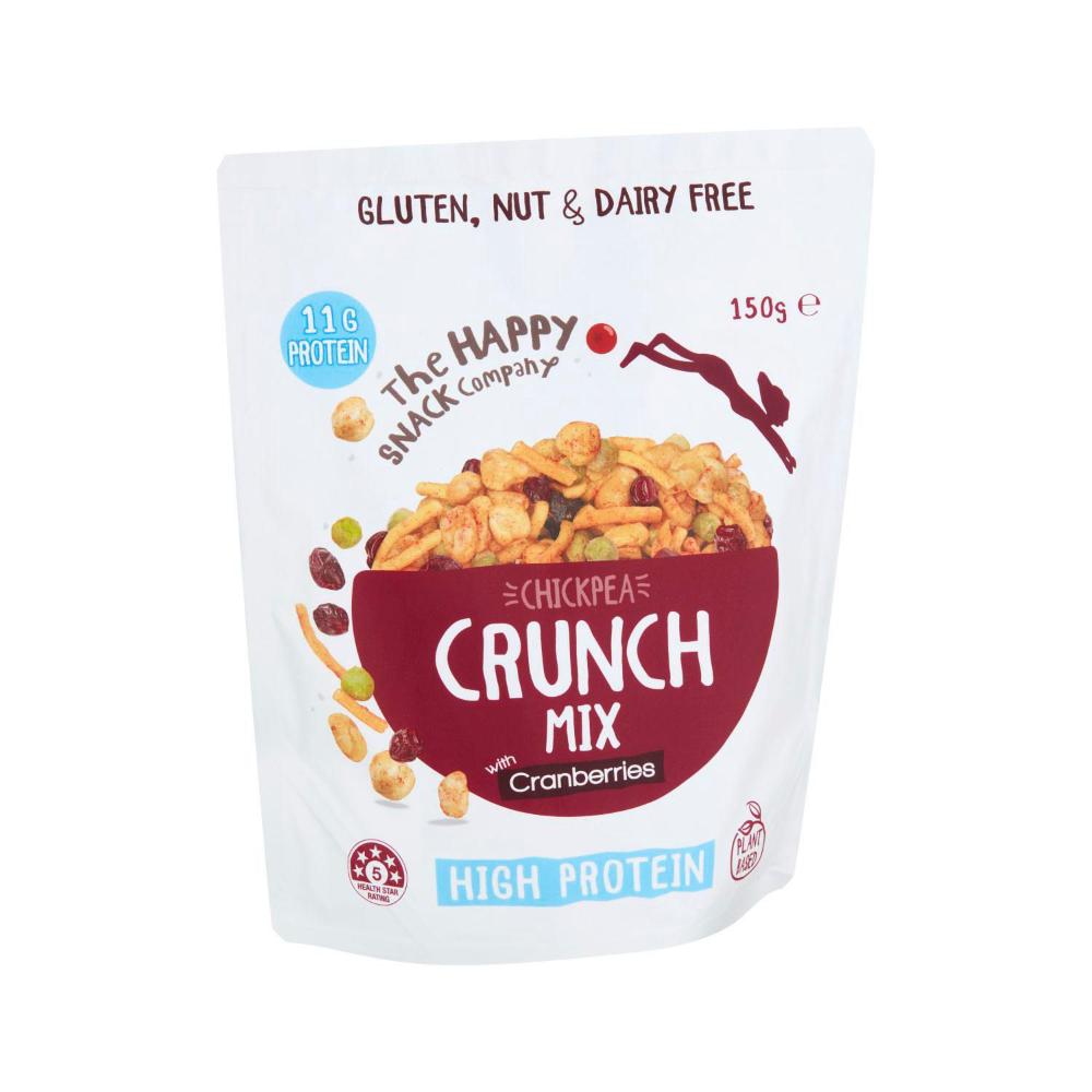 Happy Snack Company Chickpea Crunch Mix Cranberries - 150g