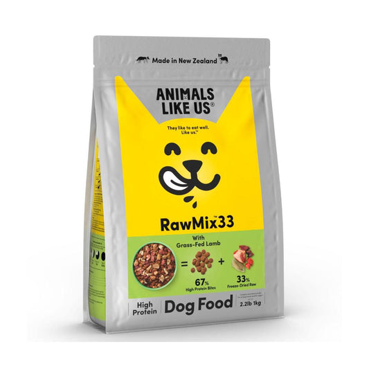 Animals Like Us Rawmix33 With Grass-fed Lamb Dry Dog Food - 1Kg