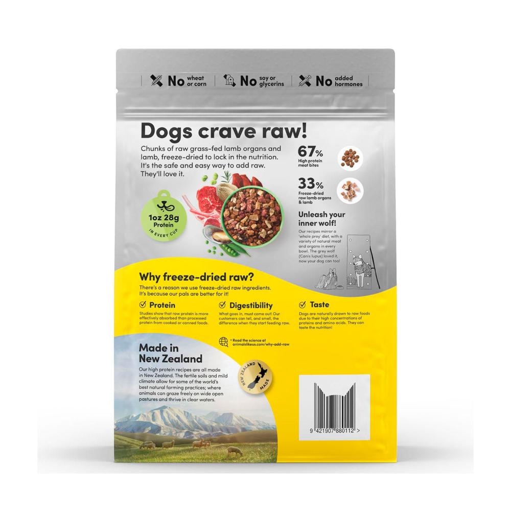 Animals Like Us Rawmix33 With Grass-fed Lamb Dry Dog Food - 1Kg