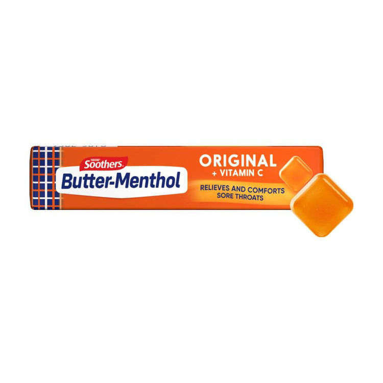Soothers Single Medicated Butter Menthol - 10 Pack