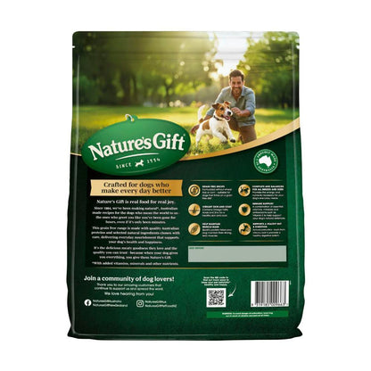 Nature's Gift Grainfree With Beef Dog Food - 6.5Kg