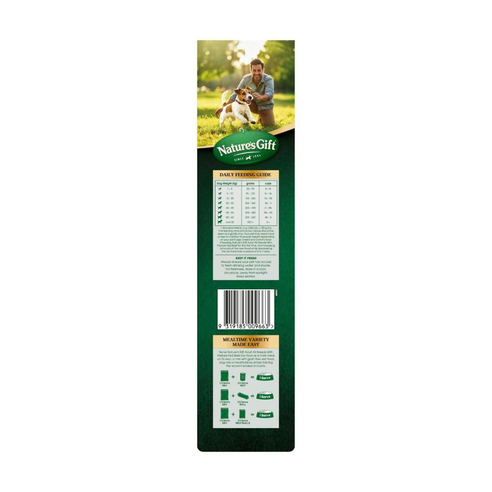 Nature's Gift Grainfree With Beef Dog Food - 6.5Kg
