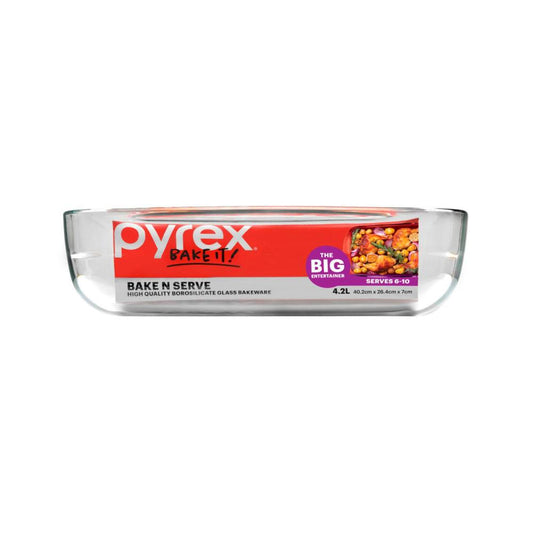 Pyrex Bake N Serve Roaster - 4.2L