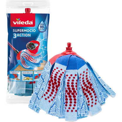 Vileda Supermocio 3 Action Mop Refill Each
