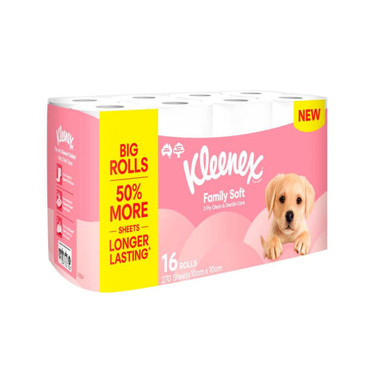 Kleenex Family Soft Big Roll Toilet Paper - 16 Pack