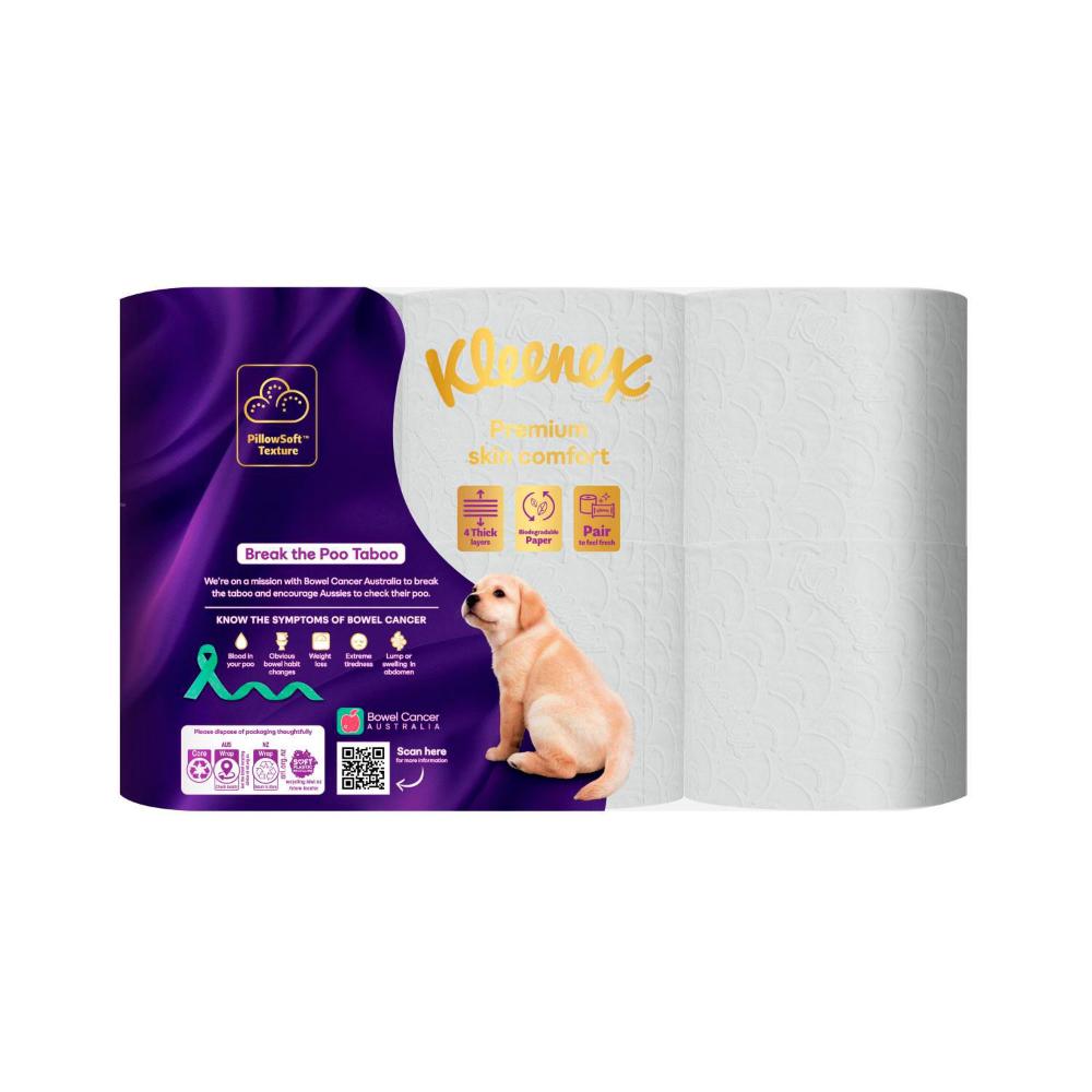 Kleenex Quilts 4 Ply Toilet Paper - 6 Pack
