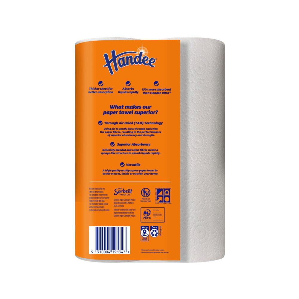Handee Thick & Large Paper Towel - 2 Pack