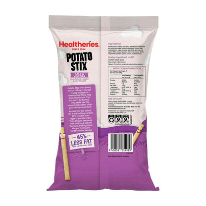 Healtheries Potato Stix Salt And Vinegar 6 Pack - 120g