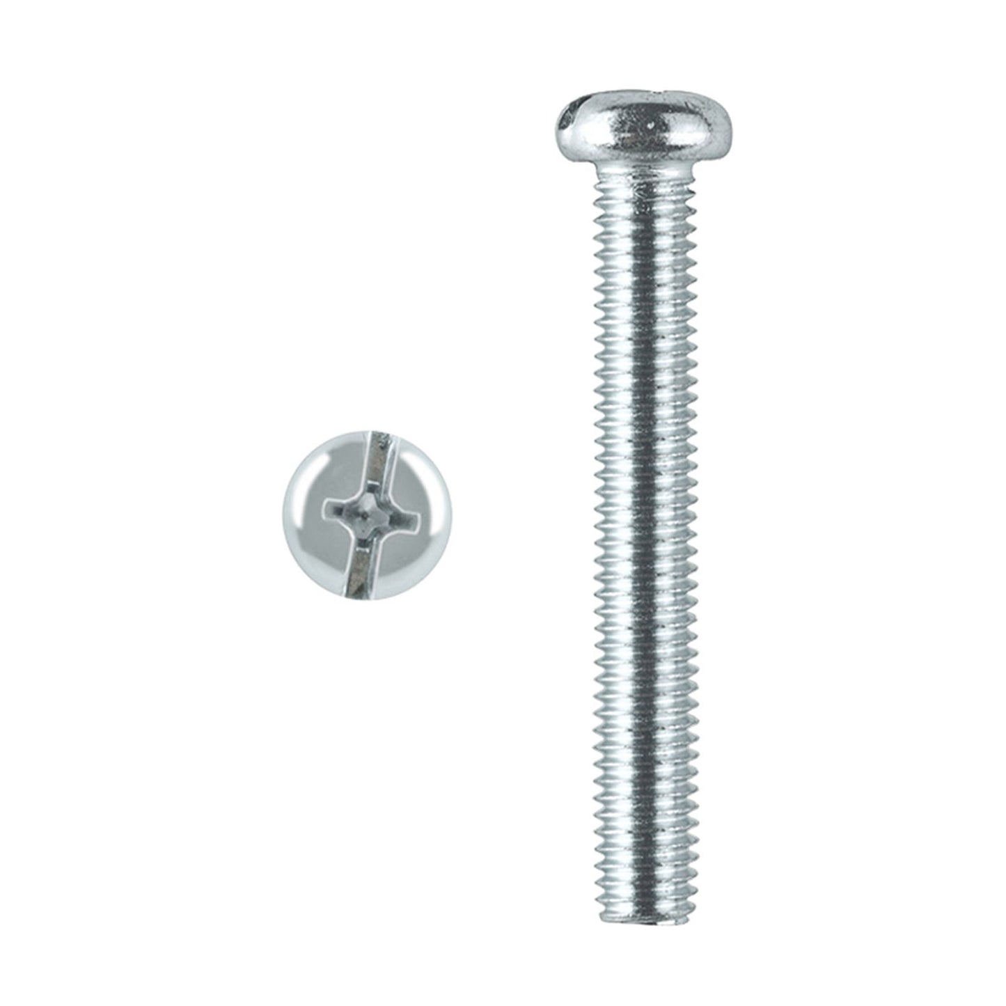 Pinnacle Round Head Bolts and Nuts - M8 x 80mm - 2 Pack