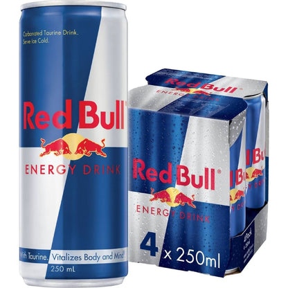 Red Bull Energy Drink 250ml X 4 Pack