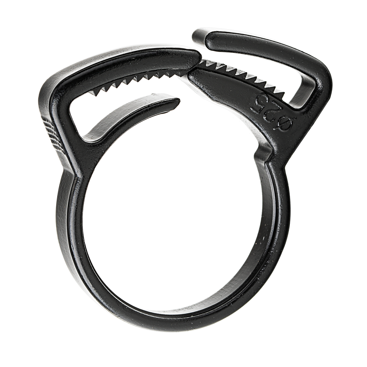 K Rain 25mm Ratchet Clamp - 25 Pack - Black - UV Stabilised