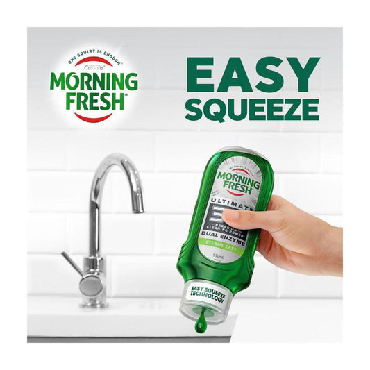 Morning Fresh Easy Squeeze Dual Enzyme Citrus Dishwashing Liquid - 550mL