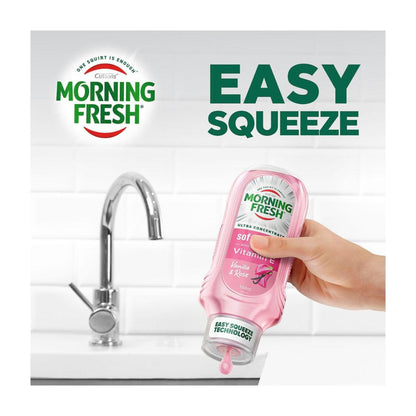 Morning Fresh Easy Squeeze Soft Hands Vanilla Rose Dishwashing Liquid - 550mL