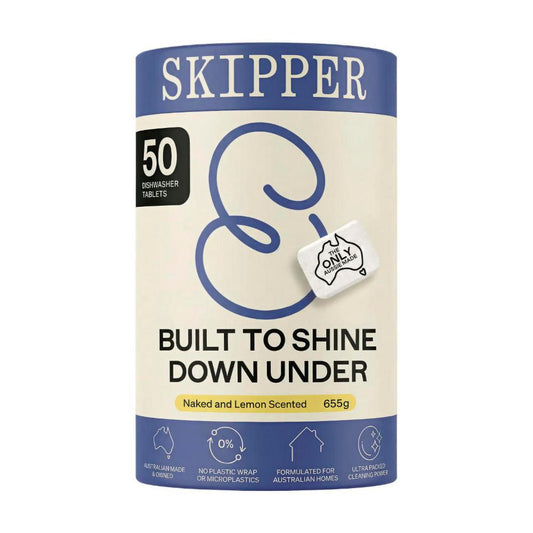 Skipper Naked Dishwashing Tablets Lemon - 50 Pack