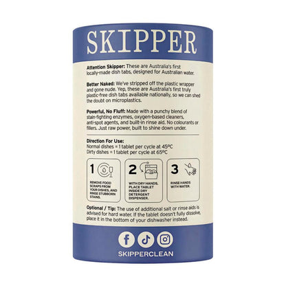 Skipper Naked Dishwashing Tablets Lemon - 50 Pack