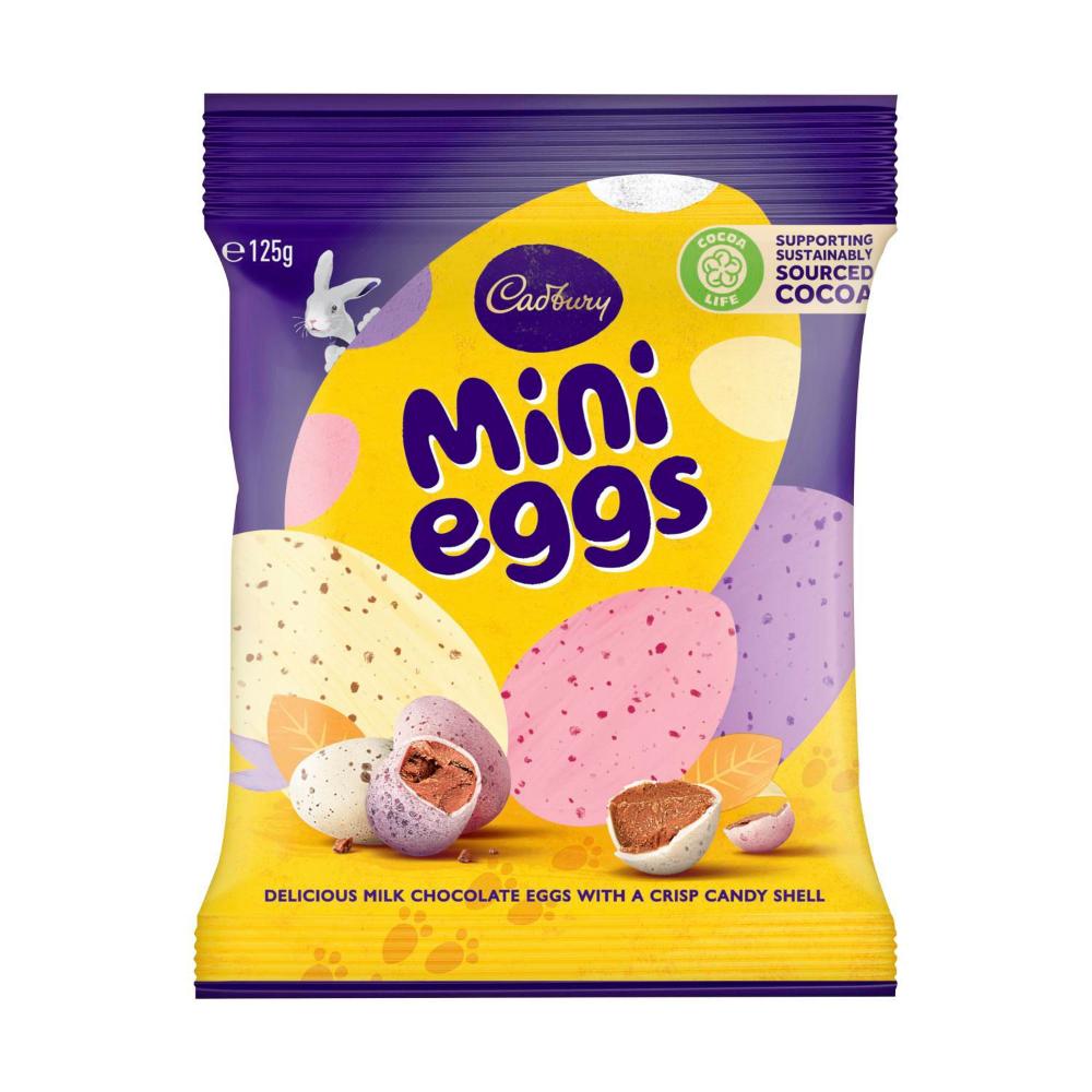 Cadbury Mini Eggs Easter Chocolate Eggs Bag - 125g