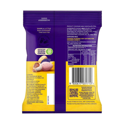 Cadbury Mini Eggs Easter Chocolate Eggs Bag - 125g
