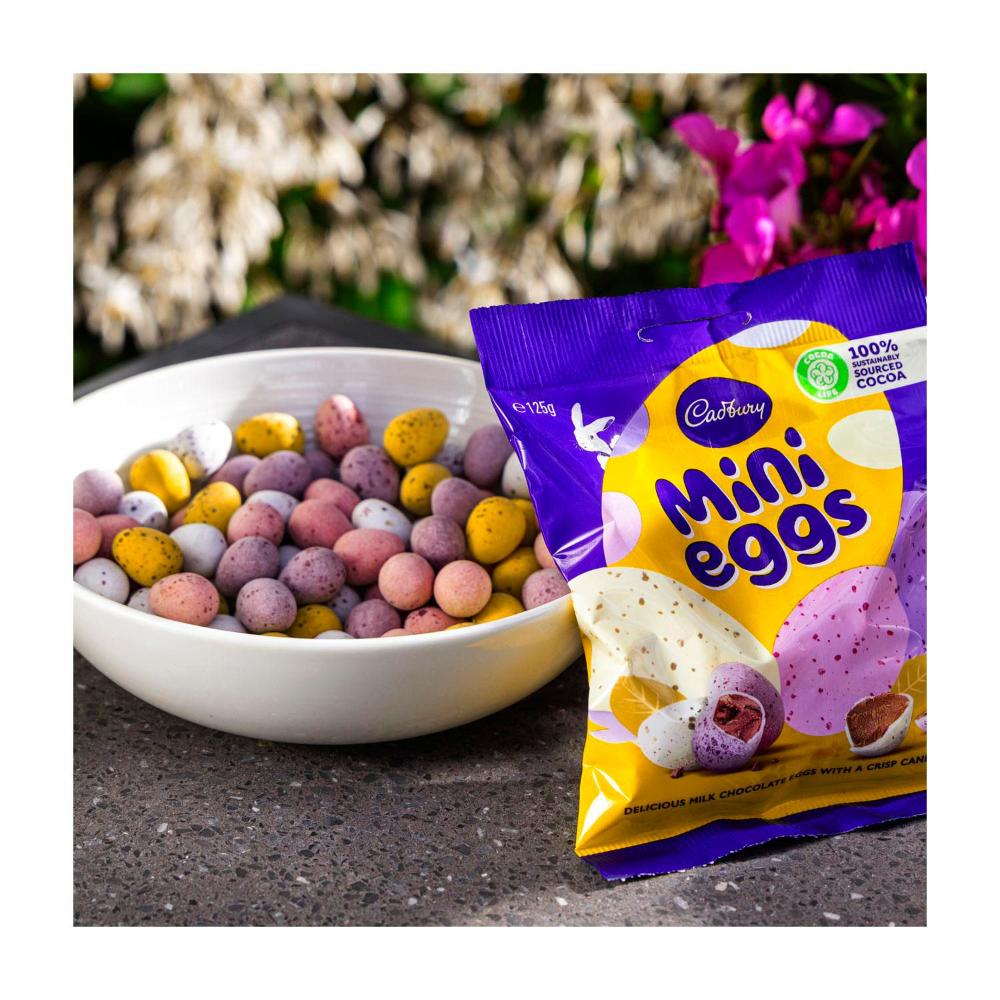 Cadbury Mini Eggs Easter Chocolate Eggs Bag - 125g
