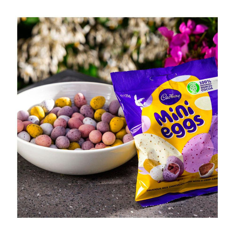 Cadbury Mini Eggs Easter Chocolate Eggs Bag - 125g