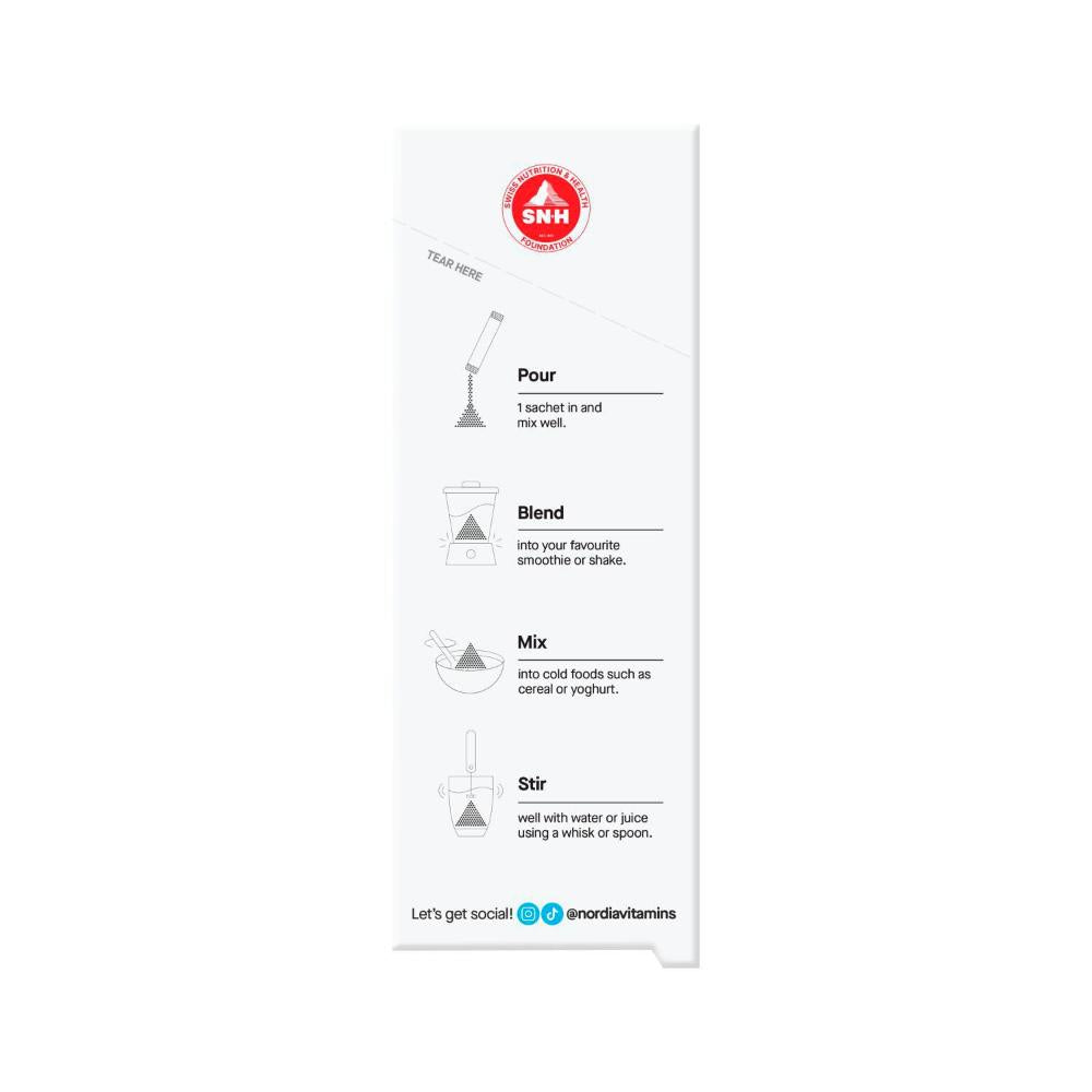 Nordia Magnesium 300mg Powder Sachets - 28 Pack