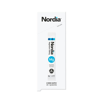 Nordia Magnesium 300mg Powder Sachets - 28 Pack