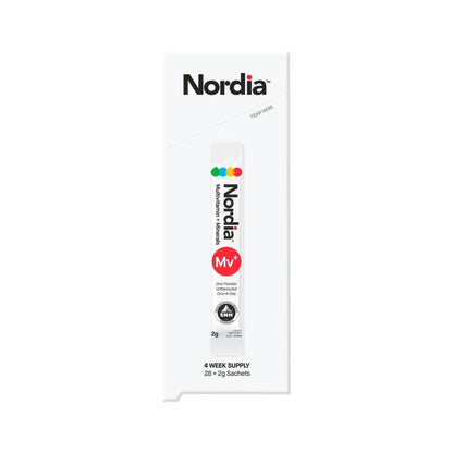 Nordia Multivitamin + Minerals Powder Sachets - 28 Pack