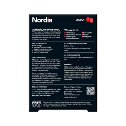 Nordia Energy Sachets - 28 Pack