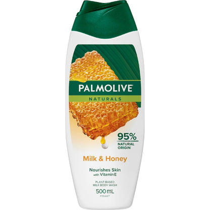 Palmolive Body Wash Shower Gel Naturals Milk & Honey 500ml