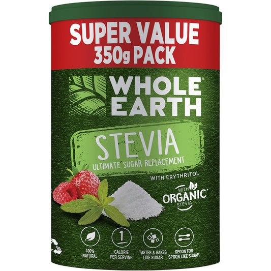 Whole Earth Stevia Sugar Replacement Super Valuepack | 350g