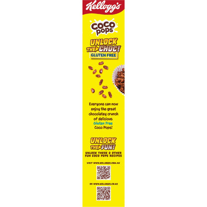 Kelloggs Gluten Free Coco Pops Breakfast Cereal 390g