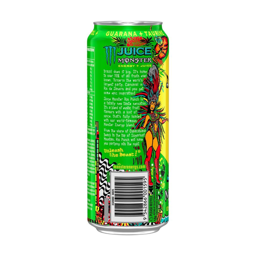 Monster Energy Drink Can Rio Punch - 500mL