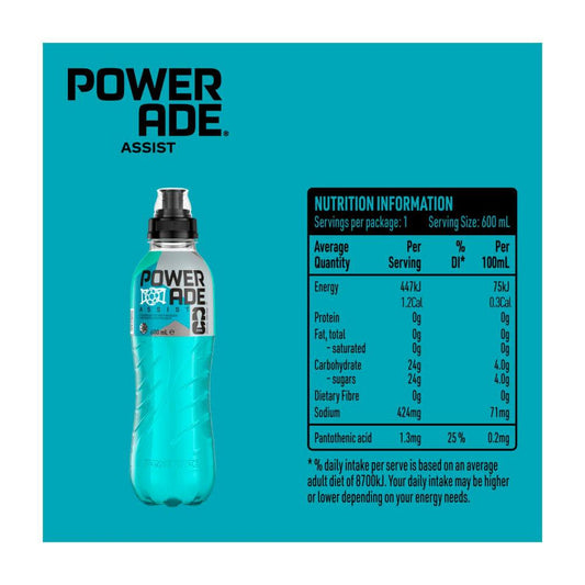 Powerade Sports Drink Sipper Cap Fifa Assist - 600mL